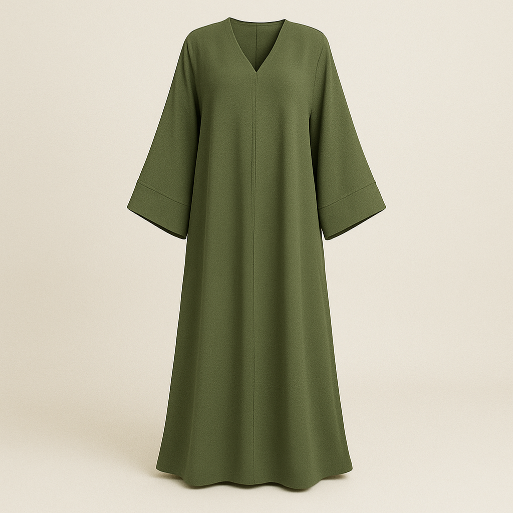 Abaya Vert Sauge – Élégance Discrète et Moderne